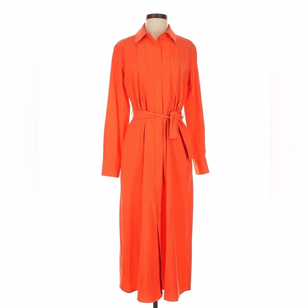 Calvin Klein classic belted shirtdress